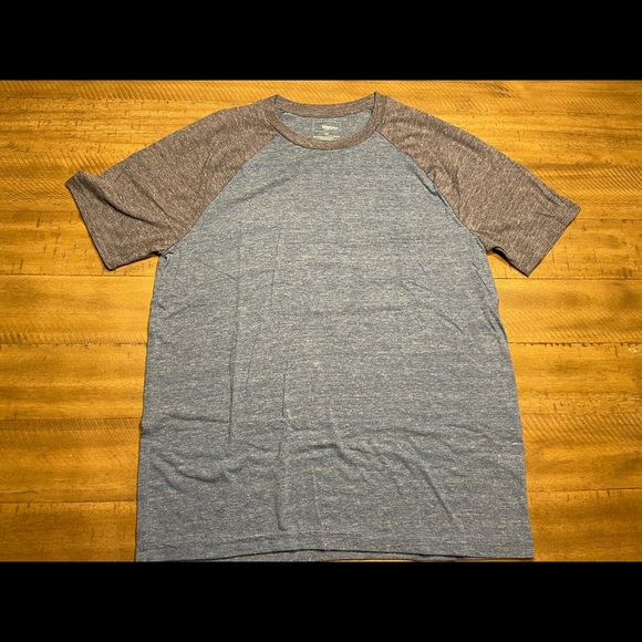 Med, ULTRA SOFT jersey tee, blue/gray - Picture 1 of 2